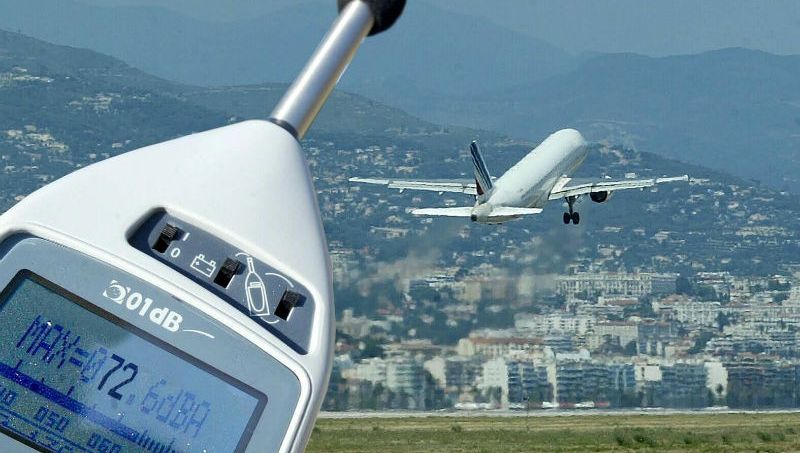 Bruit aviation aéroport de Nice