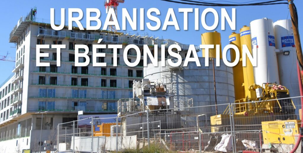 Urbanisation et bétonisation à Nice Ecovallée