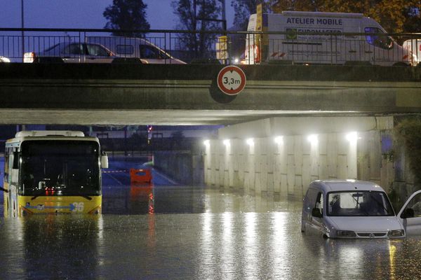 Tunnel inondé Nice plaine du Var Ecovallée 2019